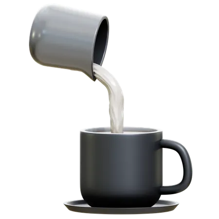 Pour milk  3D Icon