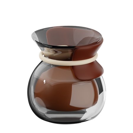 Pour Over Glass  3D Icon