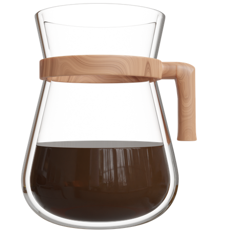 Pour Over Glass  3D Icon