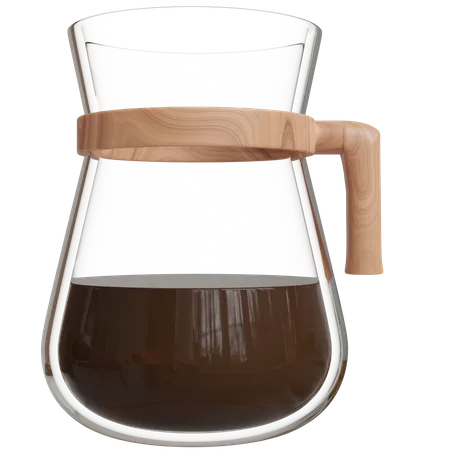 Pour Over Glass  3D Icon