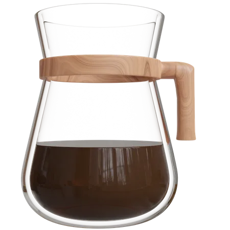 Pour Over Glass 3D Icon
