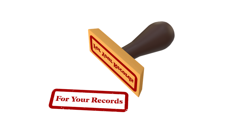 Pour vos archives  3D Icon