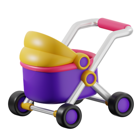 Poussette de bébé  3D Icon