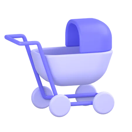 Poussette de bébé  3D Icon