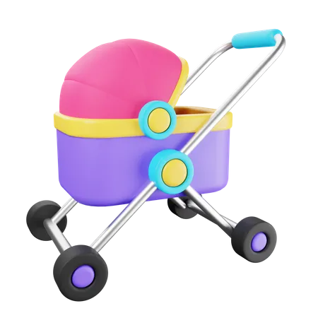 Poussette de bébé  3D Icon