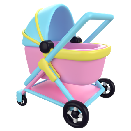 Poussette de bébé  3D Icon