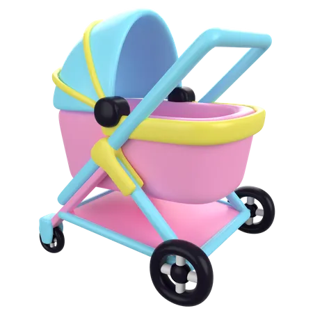 Poussette de bébé  3D Icon