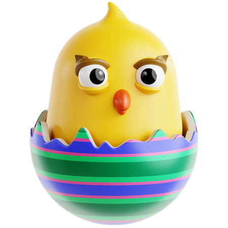 Poussin de Pâques  3D Icon