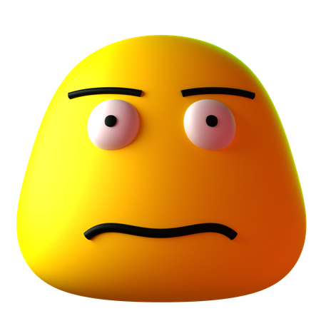 Pouting  3D Icon