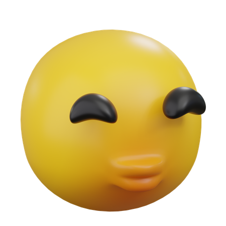 Pouting Emoji  3D Icon