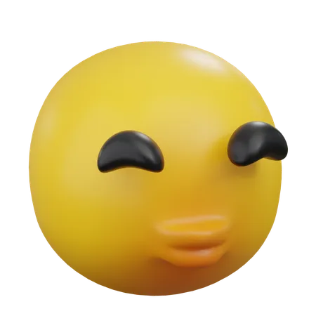 Pouting Emoji  3D Icon