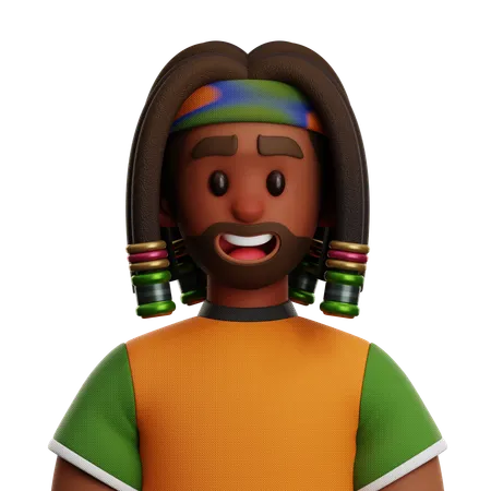 Povo jamaicano  3D Icon