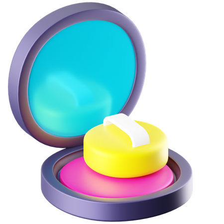 Powder Puff  3D Icon