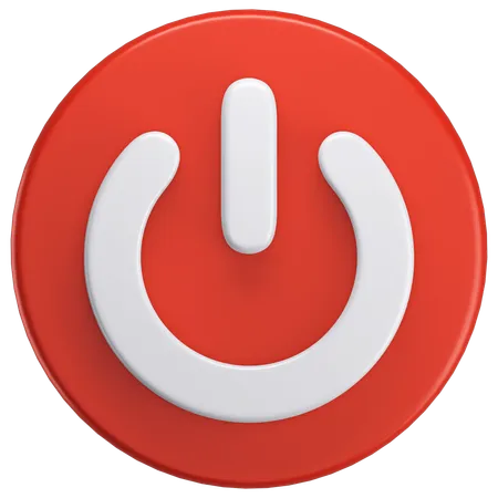 Switch On Or Off Icon 3D Icon