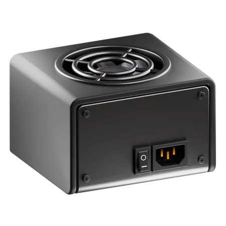 Power Supply Computer 3D Icon