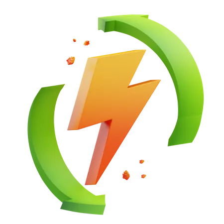 Power  3D Icon