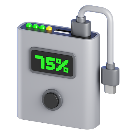 Power Bank  3D Icon