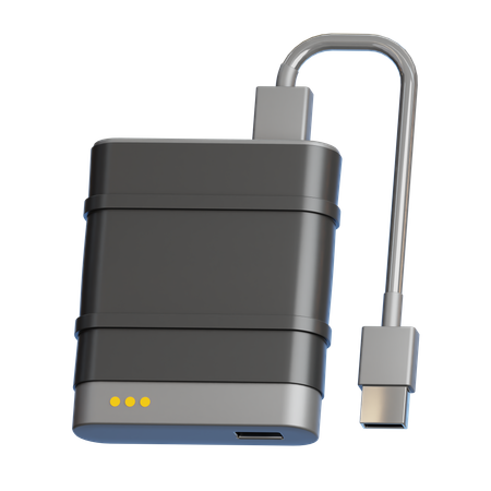 Power Bank  3D Icon