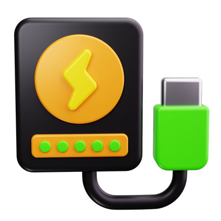 Power Bank  3D Icon