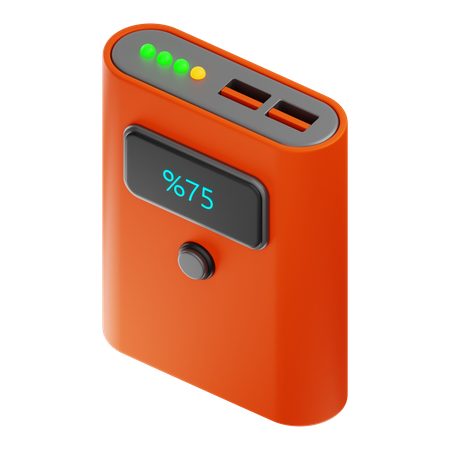 Power Bank  3D Icon