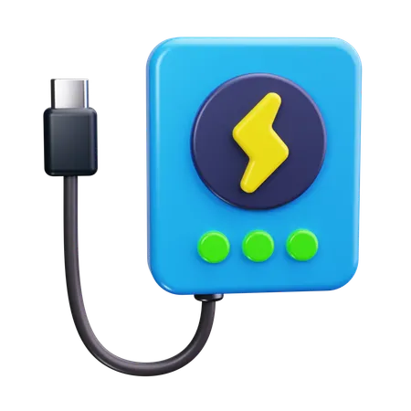 Power Bank  3D Icon