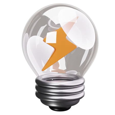電球  3D Icon