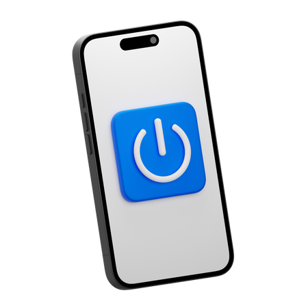 電源スイッチ  3D Icon