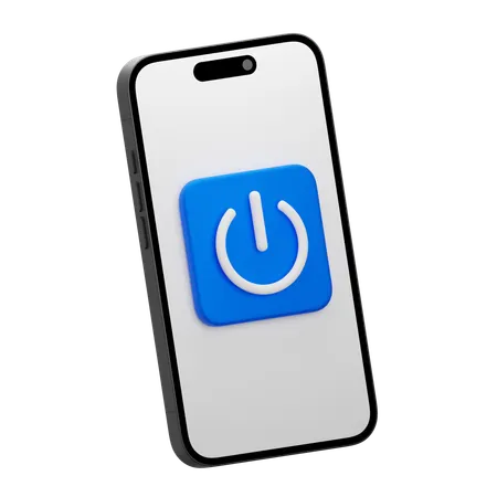 電源スイッチ  3D Icon