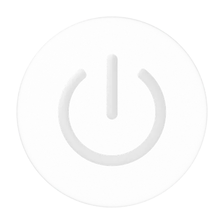 電源スイッチ  3D Icon