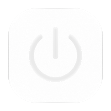 電源スイッチ  3D Icon