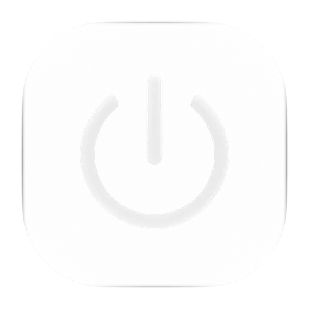 電源スイッチ  3D Icon