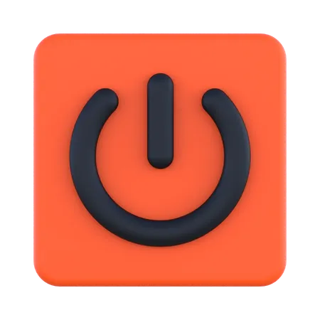 Power Button  3D Icon