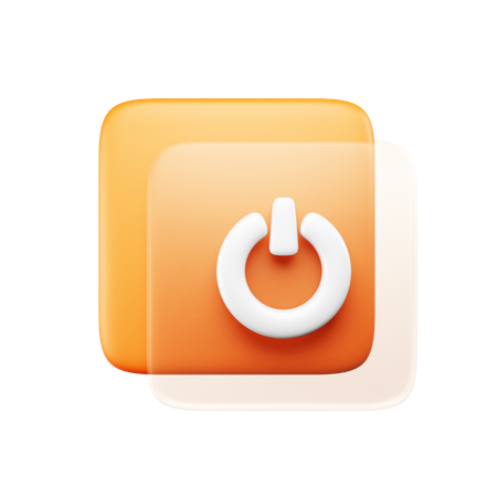 Power Button  3D Icon