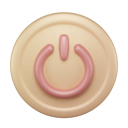 Power Button  3D Icon