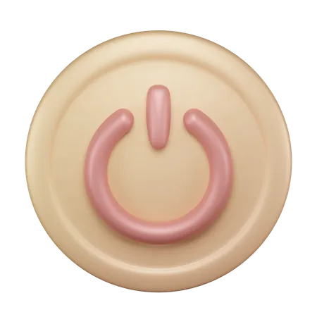 Power Button  3D Icon