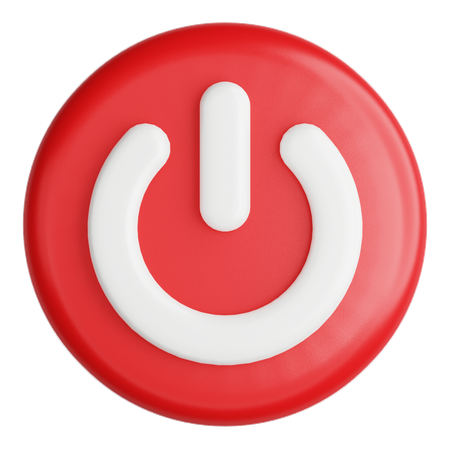 Power Button  3D Icon