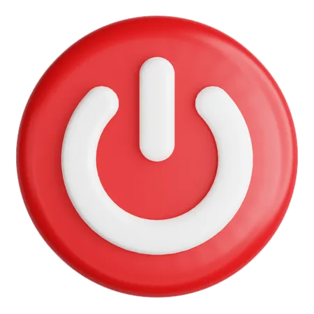 Power Button  3D Icon