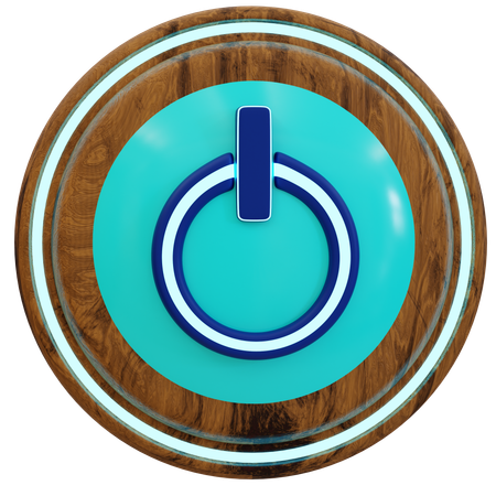 Power Button  3D Icon