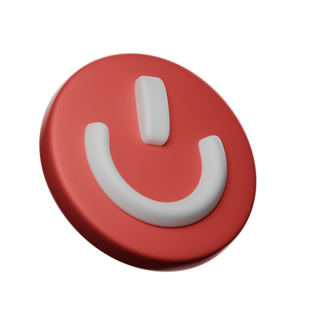 Power Button  3D Icon