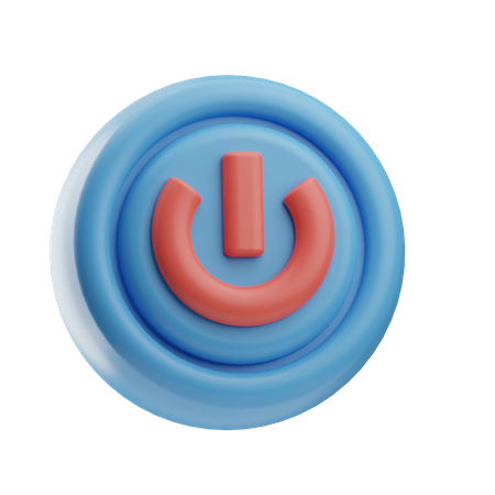 Power Button  3D Icon