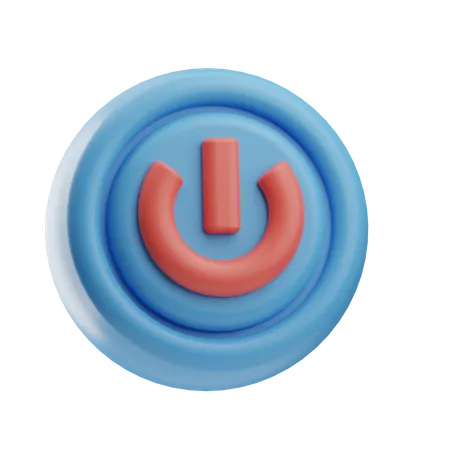 Power Button  3D Icon