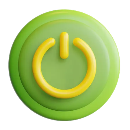 Power button  3D Icon