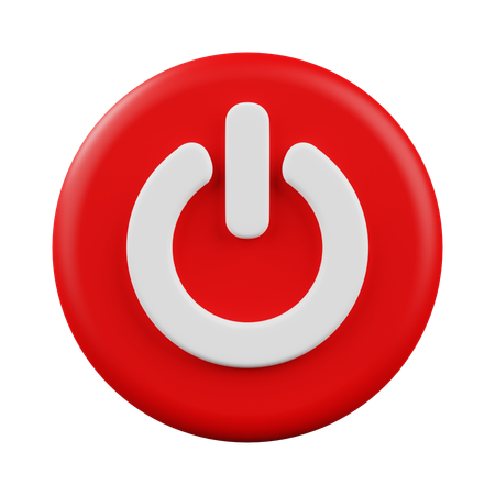 Power Button  3D Icon