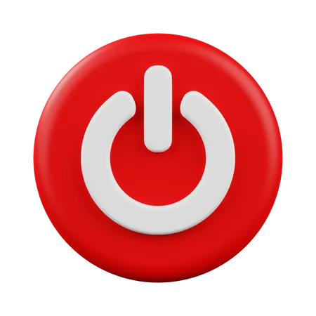 Power Button  3D Icon