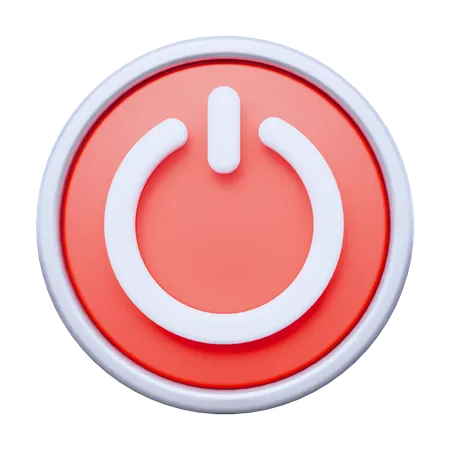 Power Button  3D Icon