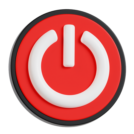 Power Button  3D Icon