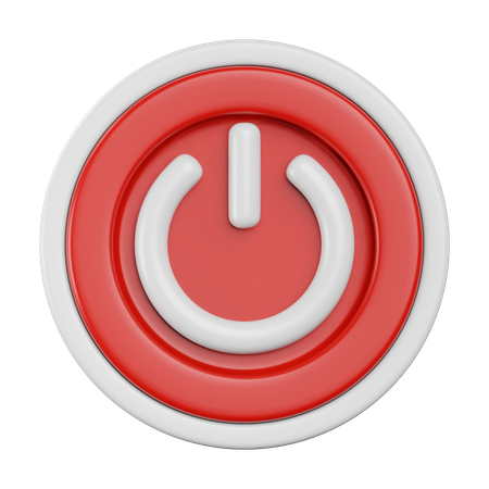 Power Button  3D Icon