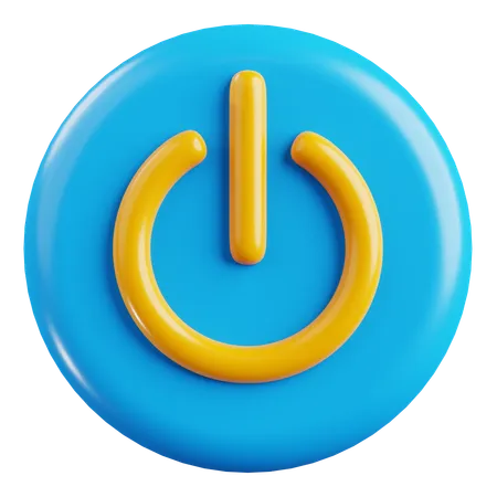 Power Button  3D Icon