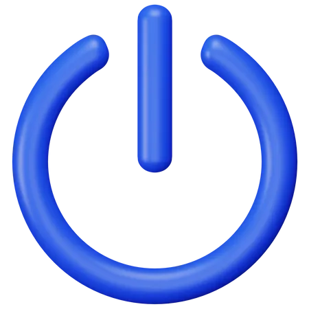 Power Button  3D Icon