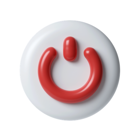 Power Button  3D Icon